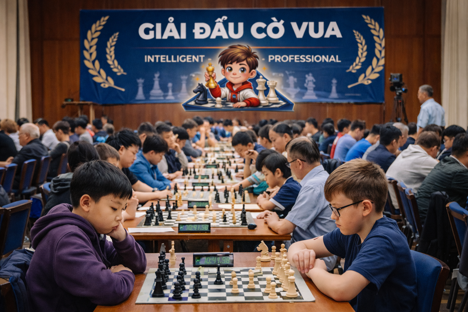 Minh hoạ giải đấu cờ vua